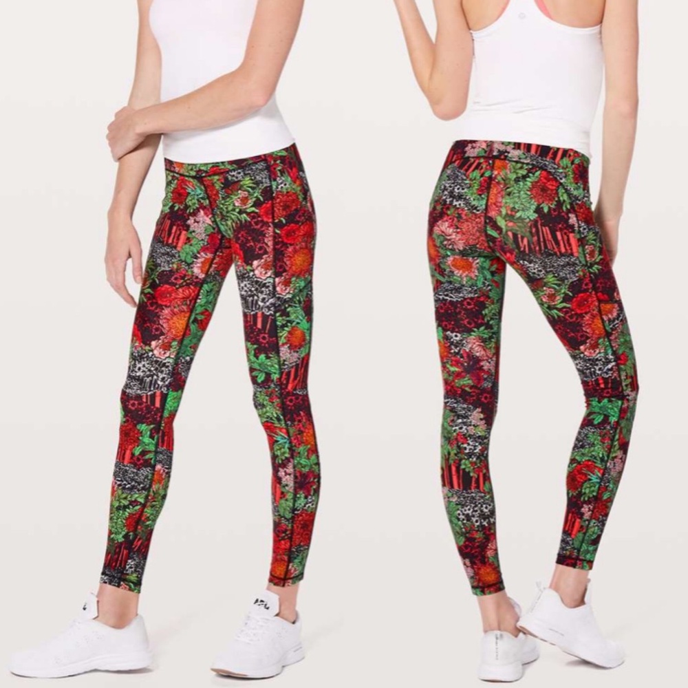 NWOT Lululemon Speed Up Tight in Zen Garden Multi